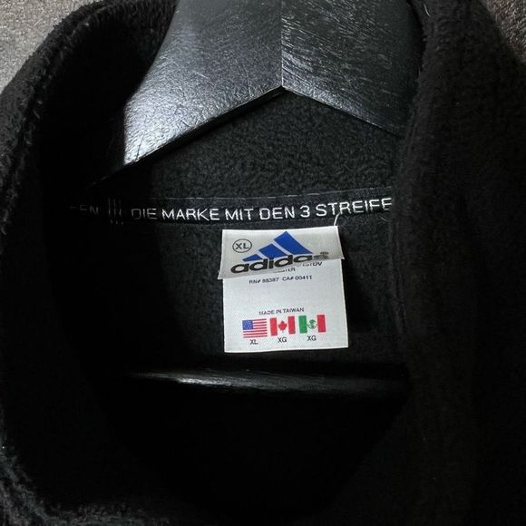 Y2K Adidas Fleece Jacket XL - Picture 4 of 4
